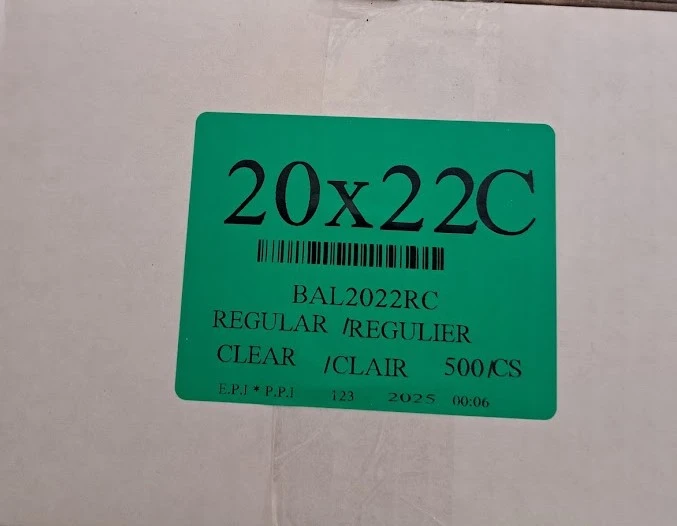 Garbage bag 20X22 Regulr Clear