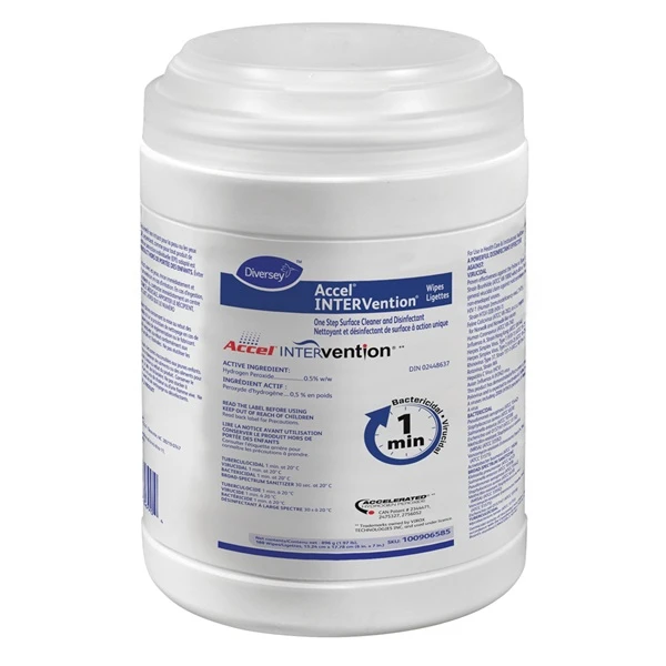 Diversey Accel Intervention Disinfectant Wipes