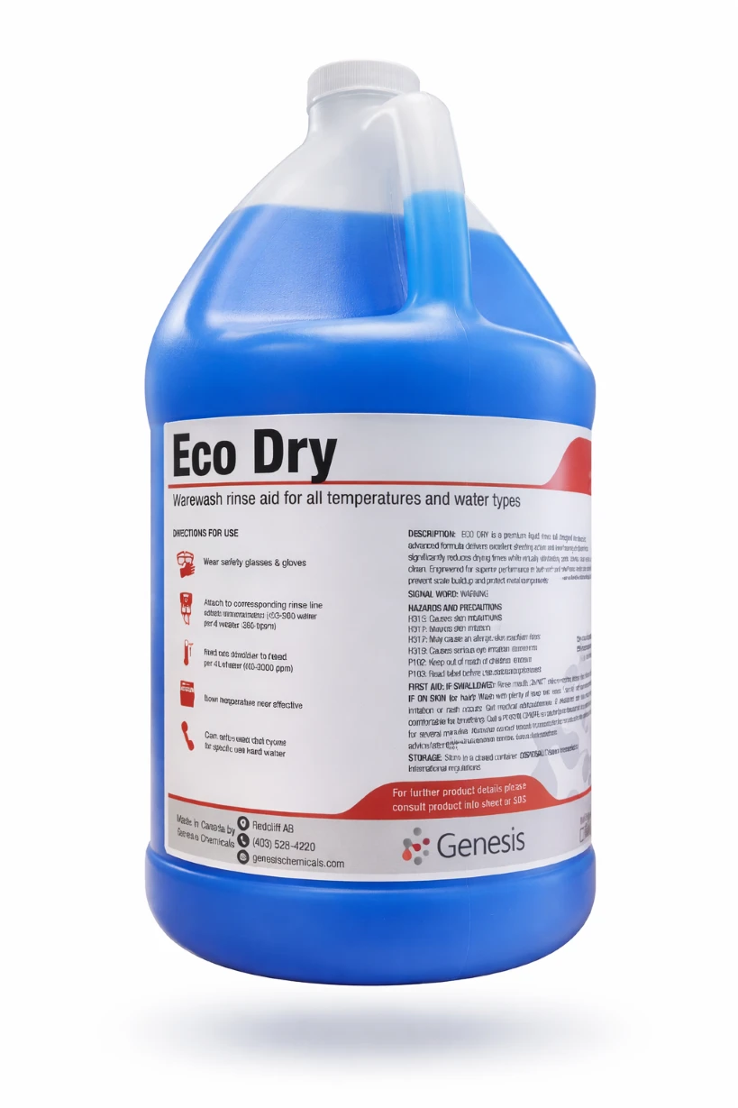 Genesis Eco Dry Rinse Aid & Drying Agent, 4L
