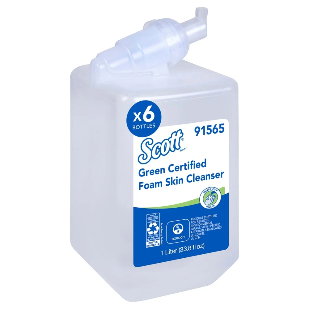 Scott Green Certified Foam Skin Cleanser, 6 x 1L (91565)