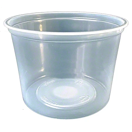 Plastipak 16oz (500mL) Clear Deli Container, 500/Case