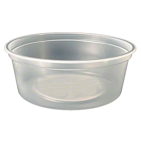 Plastipak 8oz (250mL) Clear Deli Container, 500/Case
